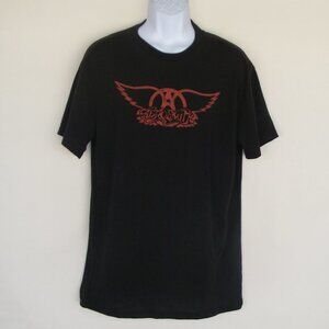 AEROSMITH T-shirt, Youth XL, Black, Red Logo, SS